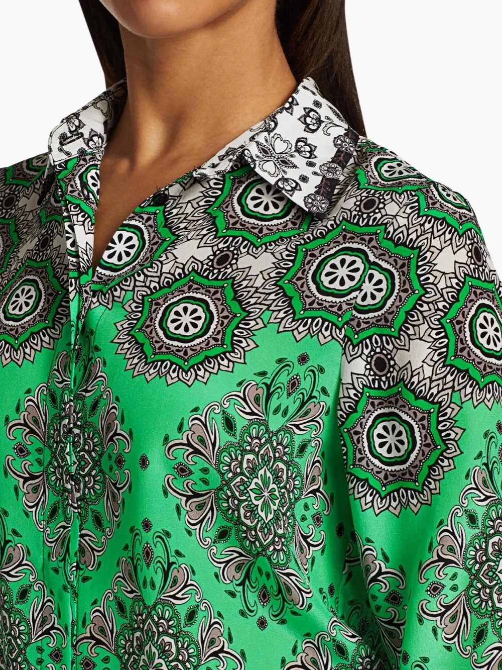 ALICE + OLIVIA Willa Mandela Blouse - Picture 3 of 9